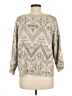 Free People Chevron-herringbone Tan Ivory Pullover Sweater Size M - photo 2
