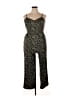 41Hawthorn Animal Print Black Green Jumpsuit Size XXL - photo 1