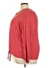 J.Jill 100% Rayon Red Long Sleeve Blouse Size 3X - photo 5