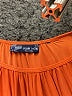 Susan Graver Orange Short Sleeve Blouse Size XL (estimated) - photo 7