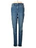 Topshop Solid Blue Jeans Size 28 waist - photo 1