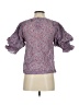 Marc by Marc Jacobs Purple 3/4 Sleeve Blouse Size XS - photo 2