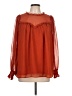 Torrid 100% Polyester Red Long Sleeve Blouse Size Lg Plus (0) - photo 1