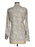 Calvin Klein 100% Polyester Tweed Silver Long Sleeve Blouse Size M (estimated) - photo 2