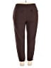 Layer 8 Solid Brown Active Pants Size XL - photo 2
