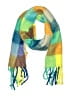 Unbranded Plaid Yellow Green Scarf One size - photo 1