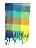 Unbranded Plaid Yellow Green Scarf One size - photo 2