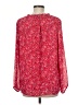 Carolina Belle 100% Polyester Red Long Sleeve Blouse Size M - photo 2