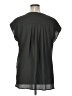 Pleione 100% Polyester Gray Short Sleeve Blouse Size XL - photo 2