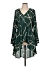 Boston Proper 100% Polyester Green Casual Dress Size L - photo 1