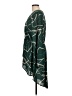 Boston Proper 100% Polyester Green Casual Dress Size L - photo 5