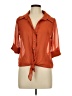Topia Orange Short Sleeve Blouse Size L (estimated) - photo 1