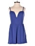 Express Solid Blue Purple Romper Size XXS - photo 1