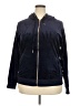 White Mark Blue Zip Up Hoodie Size 2X - photo 1