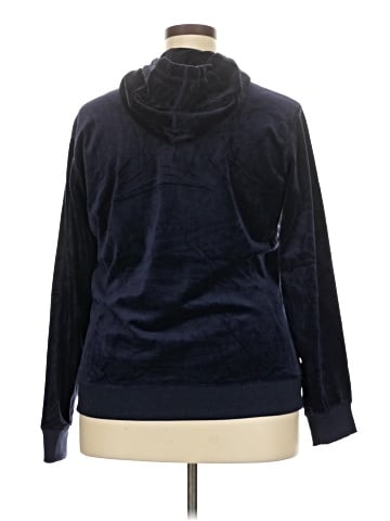 White Mark Zip Up Hoodie (view 2)