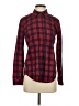 Splendid Plaid Red Long Sleeve Button-Down Shirt Size XS - photo 1