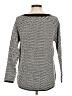 Ann Taylor LOFT Houndstooth Black Pullover Sweater Size M - photo 2