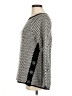 Ann Taylor LOFT Houndstooth Black Pullover Sweater Size M - photo 5