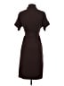 Wish Solid Brown Casual Dress Size S - photo 2