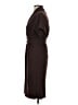 Wish Solid Brown Casual Dress Size S - photo 5