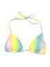 Unbranded Tie-dye Yellow Pink Swimsuit Top Size XS (estimated) - photo 1