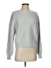 T Tahari Chevron-herringbone Silver Pullover Sweater Size S - photo 1