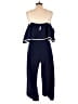 Touch Me Color Block Blue Jumpsuit Size S - photo 2