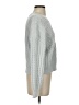 T Tahari Chevron-herringbone Silver Pullover Sweater Size S - photo 4