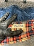 Madewell 100% Cotton Plaid Blue Denim Jacket Size XXS - photo 6