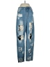 Shein Graphic Blue Jeans Size 4 - photo 1