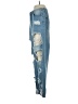 Shein Graphic Blue Jeans Size 4 - photo 5