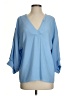 Entro 100% Polyester Blue 3/4 Sleeve Blouse Size S - photo 1