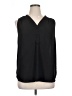 Fervour 100% Polyester Black Sleeveless Blouse Size XL - photo 1