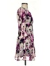 DKNY 100% Polyester Print Purple Cocktail Dress Size 2 - photo 4