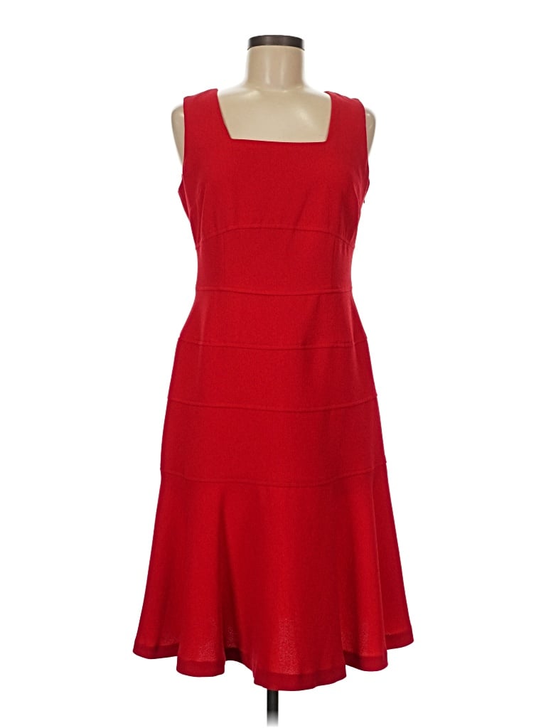 Pre-owned Anne Klein Cocktail Dress In Red