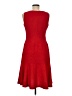 Anne Klein 100% Polyester Red Cocktail Dress Size 6 - photo 2