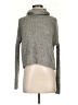 Zenana Premium Metallic Gray Turtleneck Sweater Size S - photo 1