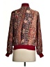 Haute Hippie 100% Silk Paisley Red Jacket Size XS - photo 2
