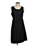 L.L.Bean Solid Black Casual Dress Size S - photo 1