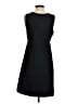 L.L.Bean Solid Black Casual Dress Size S - photo 2
