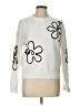 Shein 100% Polyester Floral White Pullover Sweater Size L - photo 1