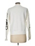 Shein 100% Polyester Floral White Pullover Sweater Size L - photo 2