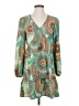 Unbranded 100% Polyester Paisley Green Casual Dress Size S - photo 1