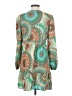 Unbranded 100% Polyester Paisley Green Casual Dress Size S - photo 2