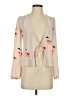 Wilfred 100% Polyester Floral Pink Tan 3/4 Sleeve Blouse Size XXS - photo 1