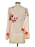 Wilfred 100% Polyester Floral Pink Tan 3/4 Sleeve Blouse Size XXS - photo 2