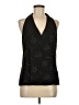 Cooper & Ella 100% Polyester Black Sleeveless Blouse Size M - photo 1