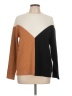 Andree by UNIT Color Block Brown Pullover Sweater Size L - photo 1