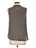 Forever 21 100% Polyester Gray Sleeveless Blouse Size L - photo 2