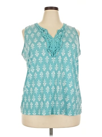 St. John's Bay Sleeveless T-Shirt (view 1)